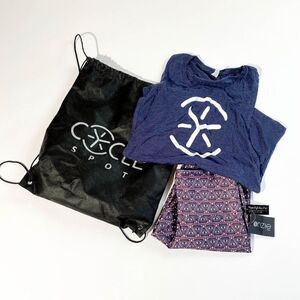 Onzie Cycle Spot bundle, onzie pants, tank, bag